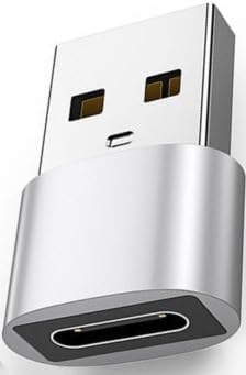 5-Pack USB C Female to USB A Male Adapter – Fast Charging OTG Converter for Smartphones, Tablets & Laptops (Silver)