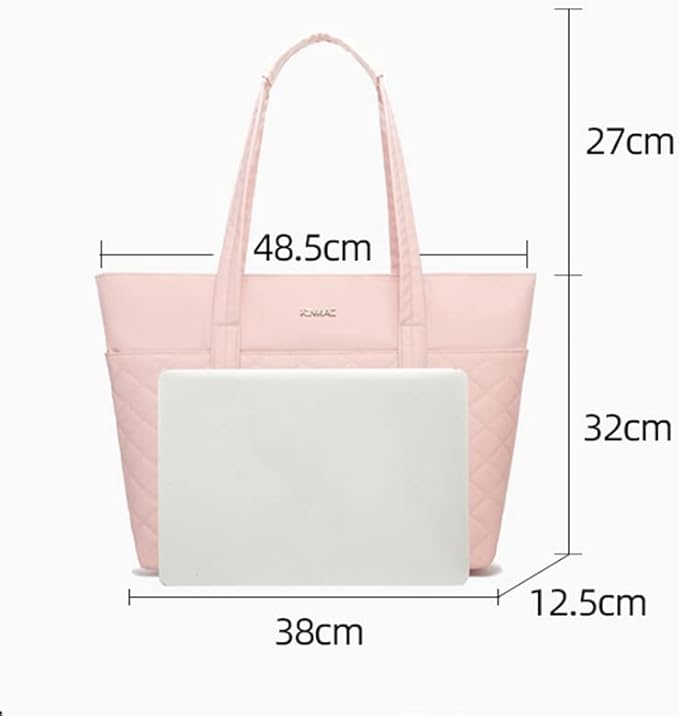 Kinmac Women's Laptop Tote Bag Top Handle Handbag Work Bag for Laptop Computer Up to 15.6 inch
