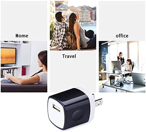 USB Charger Block 10 Pack, UorMe 1A 5V Single Port Power Adapter Charging Phone Cube Box Brick Plug Pack Compatible with iPhone 14 13 12 SE 11 X 8, Galaxy S22 A13 A03S A21 Note20 A71 A51 A31 S10 S9 S8