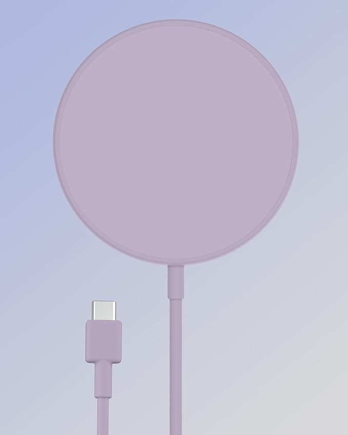 Magsafe Compatible Wireless Charging Pad 15W 2 Pack for iPhone 16/16 Plus/16 Pro/16 Pro Max/15/15 Plus/15 Pro/15 Pro Max/14/13/12 Series, Phone Wireless Charger