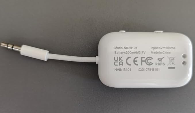 2025 Upgraded Pro Bluetooth 5.4 Transmitter Receiver,2-in-1 Airplane Wireless Adapter for Flight,TV,PC,Gym,Switch,Supports to 2 AirPods/Headphones;Audio AUX Receiver for Car/Home Stereo