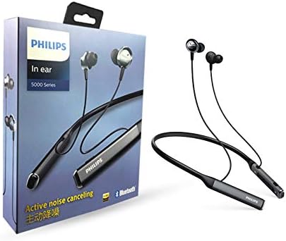 Philips Bluetooth Neckband Headphones, Wireless Earbuds IPX5 Waterproof Sport Earphones, Lightweight, Deep Bass with Vibration Call Alert Neckband