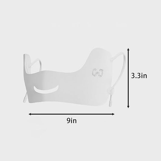 UPF50+ Half Mask,Face Shield,Sun Screen Protector for Face with Adjustable Ear Straps, Golf Visors for Women Golfers