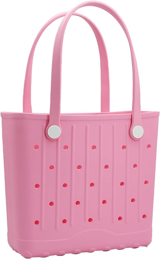 CXY Rubber Beach Bag EVA Waterproof Tote Bags Washable Sand-proof Travel Handbags for Pool Boat Groceries Work Sports