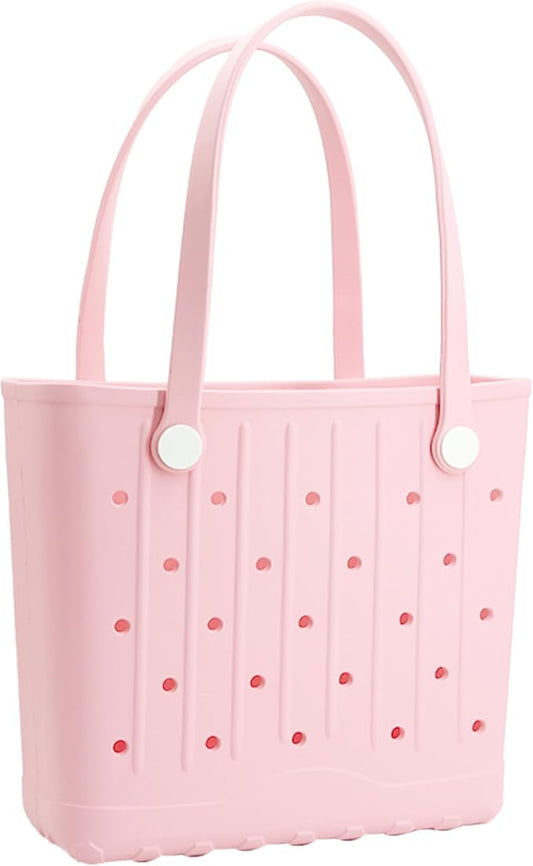 CXY Rubber Beach Bag EVA Waterproof Tote Bags Washable Sand-proof Travel Handbags for Pool Boat Groceries Work Sports