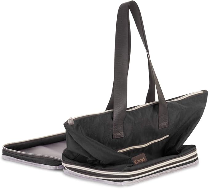 biaggi ZipSak Boost! Foldable Travel Tote – Lightweight Carry-On Personal Item Travel Bag for Women, Airplane, Gym, Overnight