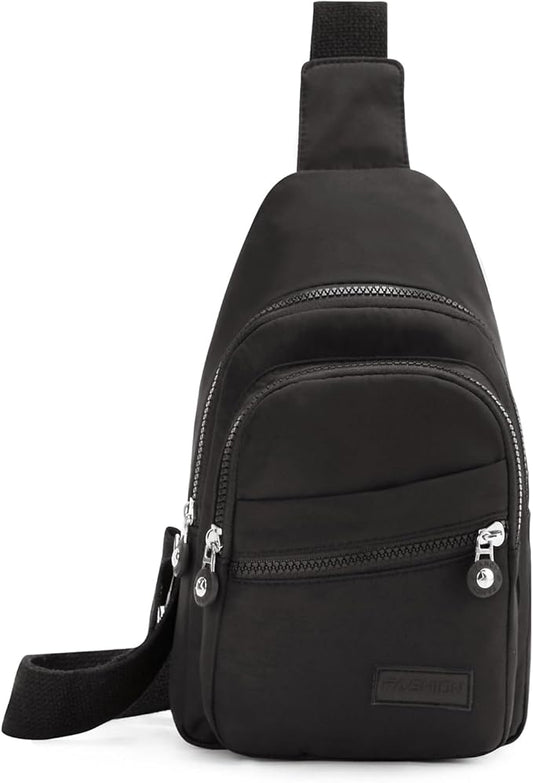 EVANCARY Small Sling Bag for Women Men, Sling Backpack Chest Daypack Crossbody Bag for Travel Outdoor Hiking