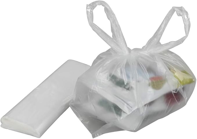 Begale 480 Count Plastic T-Shirt Shopping Bags, Reusable Carryout Bags