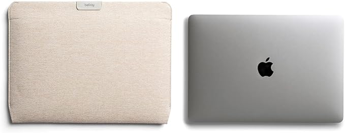 Bellroy Laptop Sleeve (Fits 16 Inch Laptop or MacBook, Slim Protective Case with Magnetic Closure) - Saltbush