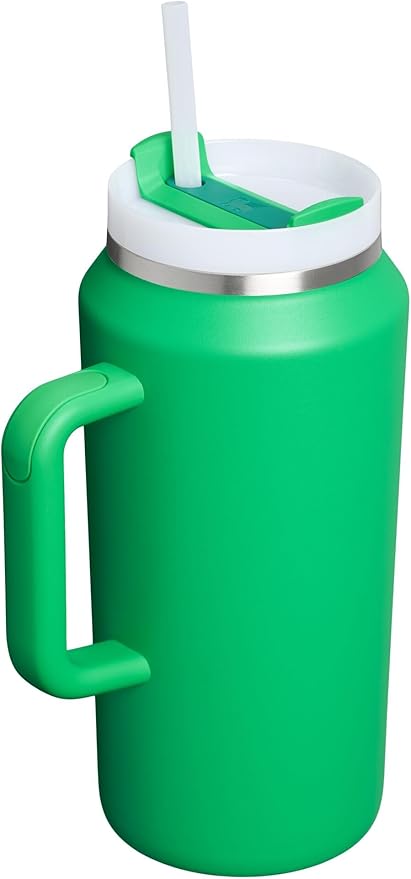Stanley Quencher H2.0 Tumbler with Handle & Straw 64 oz | Flowstate 3-Position Lid | Large Capacity for Travel & Sports | Insulated Stainless Steel Cup | BPA-Free | Meadow