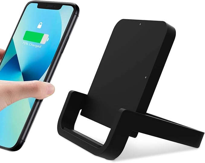 Fast Wireless Charger 10W Charging Stand Compatible with iPhone 13 12 11 Pro XR XS X 8 Plus Samsung Galaxy S20 S10 Note 20 10 Google LG and Other Cell Phones…