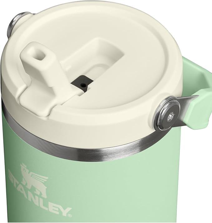 Stanley IceFlow 2.0 Flip Straw Tumbler with Handle 30 oz | Twist On Lid and Flip Up Straw | Leak Resistant Water Bottle | Insulated Stainless Steel | BPA-Free | Pistachio