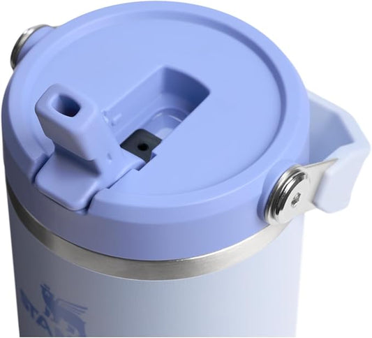 Stanley IceFlow 2.0 Flip Straw Tumbler with Handle 30 oz | Twist On Lid and Flip Up Straw | Leak Resistant Water Bottle | Insulated Stainless Steel | BPA-Free | Dew Drop