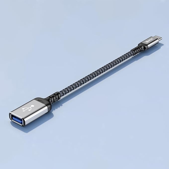 2-Pack USB-C Female to USB-A Female Adapter - Compatible with iPhone 15 Pro/Max, MacBook Pro/Air, iPad Pro, Google Pixel, Samsung Galaxy