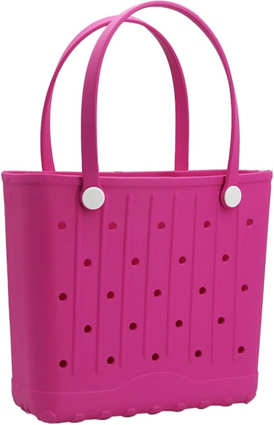 CXY Rubber Beach Bag EVA Waterproof Tote Bags Washable Sand-proof Travel Handbags for Pool Boat Groceries Work Sports