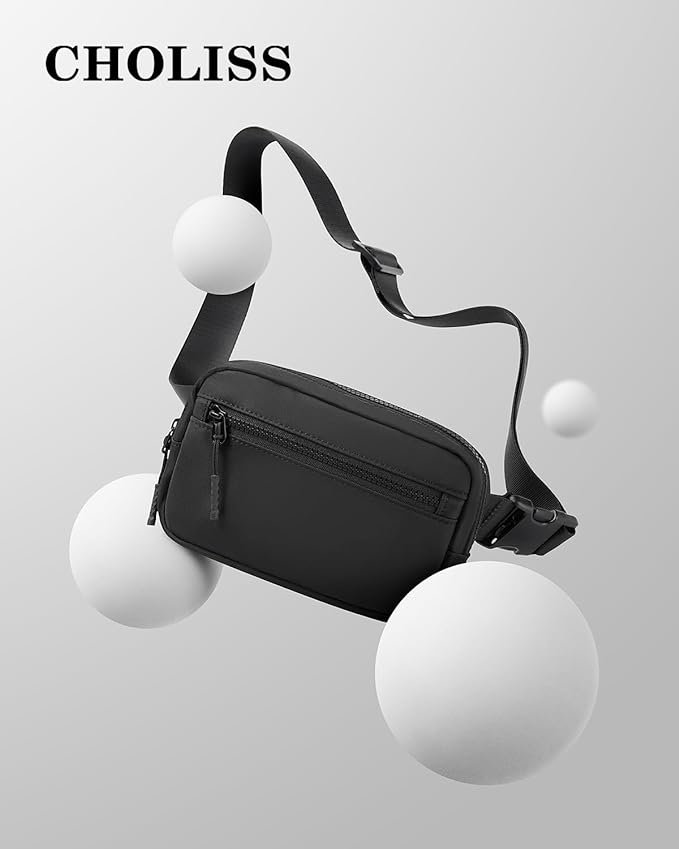 CHOLISS Small Sling Bag for Women and Men, Crossbody Bags Trendy Fanny Packs Chest Bag with Extended Strap