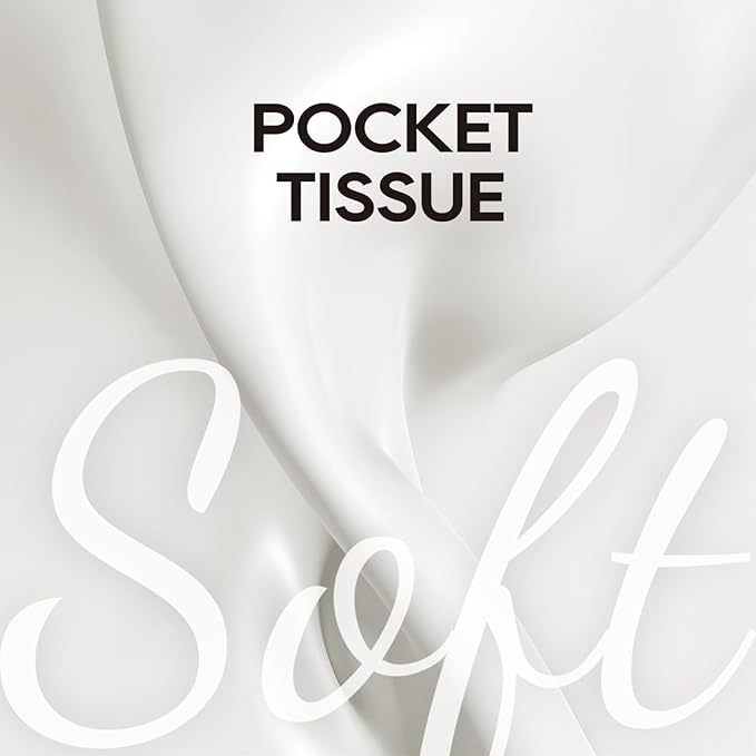 ECO BOOM Soft Pocket Tissues, Travel Size, 3-Ply, Hypoallergenic, 36 Packs, Eco-Friendly Facial Tissues for Car, Purse, and School