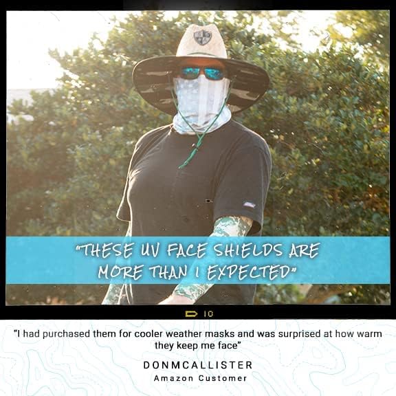 S A Company 5-Pack UV Face Shield | UV 30+ Multipurpose Neck Gaiter Balaclava for Adults