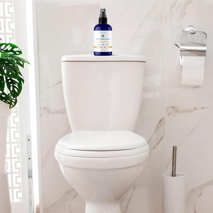 PRISTINE Toilet Paper Spray - As Seen on Shark Tank, More Natural Personal Cleansing Wipes & Flushable Wet Wipes Alternative, Spray Toilet Paper to Create Flushable Wipe, Tropical Mango, 4 fl oz