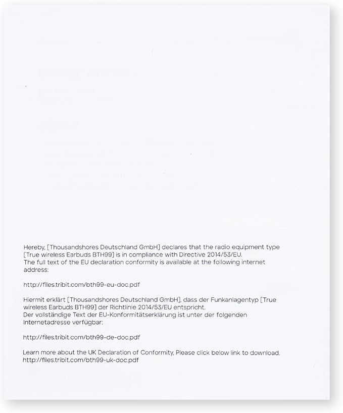 Tribit Open-Ear Headphones OpenGo, Wireless Earbuds with Bluetooth 5.3, IPX5 Waterproof Sport Earphones, 104H Playtime with Charging Case, Ergonomic Earhooks, LED Display, Built-in Mic for Workout