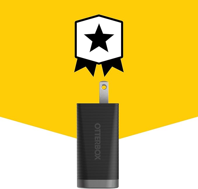 OtterBox Premium Pro Fast Charge USB-C Wall Charger, 72W - Nightshade (Black)