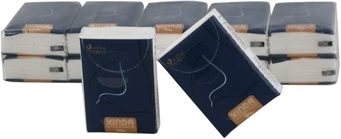 Jekiyo 4-ply Mini Pocket Facial Tissue, Travel Size Pocket Tissues, 120 Packs