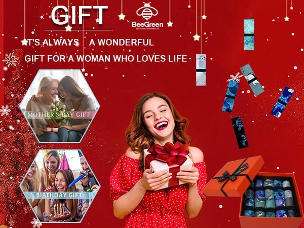 BeeGreen Sea Turtle Lovers Gifts for Women Ocean Animals Reusable Grocery Bags Shopping Bags Bulk 6 Pack 50LBS X-Large Shells Seal Mermaid Scale Whale