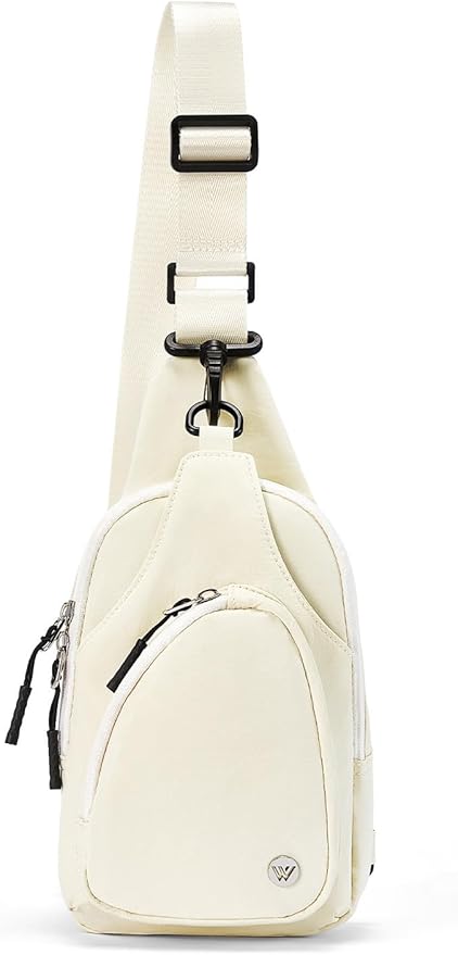 WESTBRONCO Small Sling Bag for Women Nylon Crossbody Sling Backpck Lightweight for Travel Casual Daily