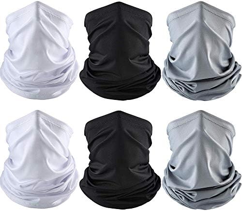 Geyoga Winter Face Mask for Men UV Protection Mask Sunscreen Breathable Windproof Neck Gaiters Scarf Fishing Cycling Running