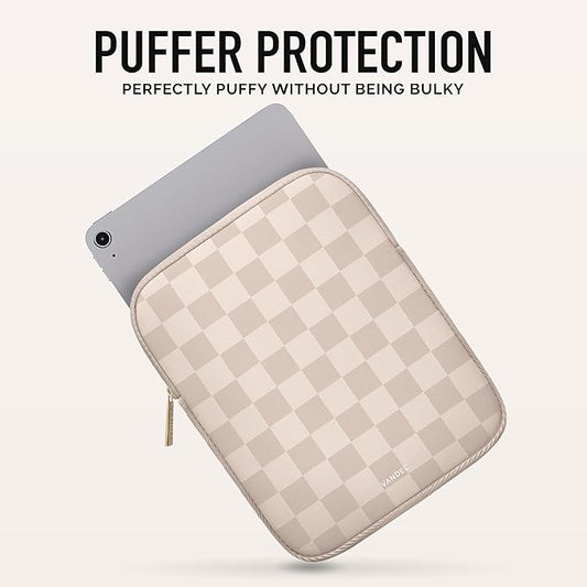 Vandel 9-11 Inch Tablet Sleeve, iPad Sleeve 11 inch Travel Pouch, Fits iPad Pro 11 Inch M4/ 10th Generation 10.9, 9/8th Gen 10.2/ Air 11" 5/4/3 10.9"/10.5", Pro 11 M2, Tab S8/S9