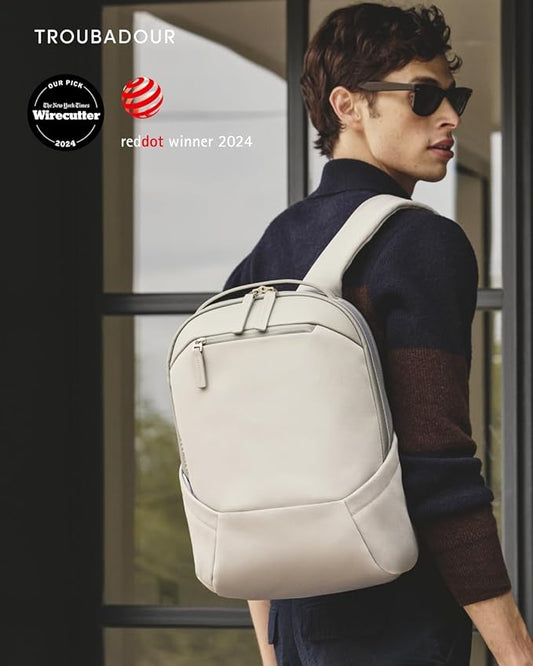 Troubadour Apex 3.0 Compact - 16L Premium Laptop Backpack - Ergonomic & Water Resistant - Designed for Work and Travel - Scree