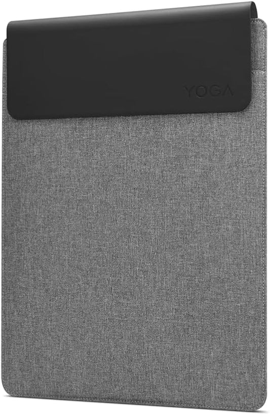 Lenovo Slim Laptop Sleeve 14 Inch Notebook/Tablet - Compatible with MacBook Air/Pro - Eco-Friendly Lightweight Case with Accessory Pocket & Magnetic Closure - Grey