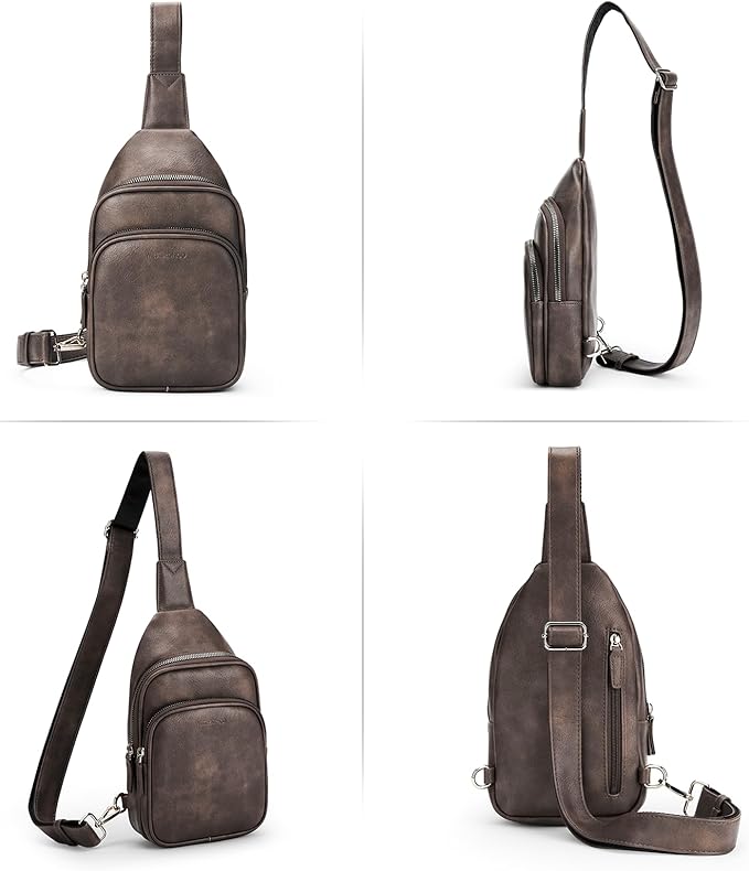 WESTBRONCO Small Sling Bag for Women Nylon Crossbody Sling Backpck Lightweight for Travel Casual Daily