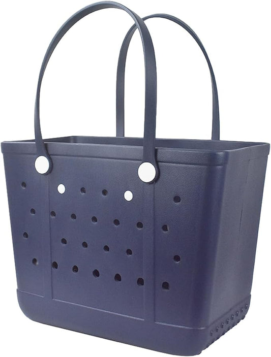 Beach Tote Bag for Women, Rubber Beach Bag Waterproof Sandproof, Extra Large EVA Tote Bag Boat Bag