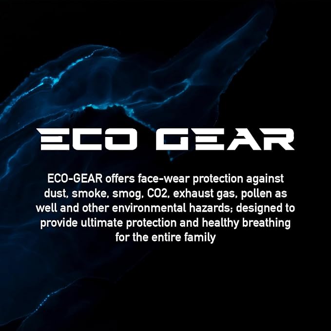 Anti Pollution Face Mask Particulate Respirator| Mask for Dust, Exhaust Gas, Smoke, Smog, Pollen and Fumes | Unisex Military Grade Washable Mouth Mask