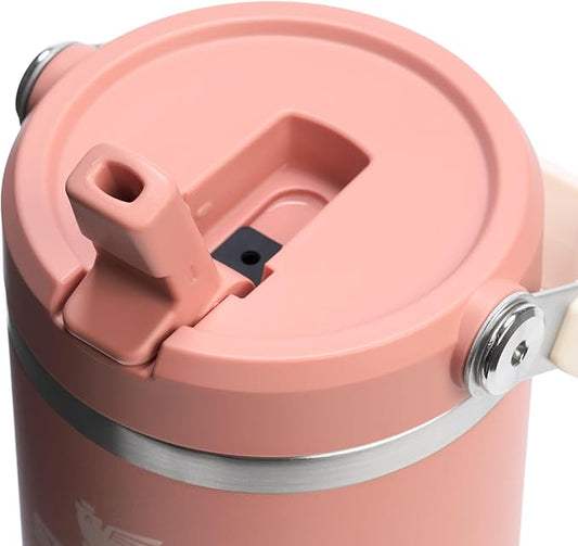 Stanley IceFlow 2.0 Flip Straw Tumbler with Handle 30 oz | Twist On Lid and Flip Up Straw | Leak Resistant Water Bottle | Insulated Stainless Steel | BPA-Free | Exclusive Sienna