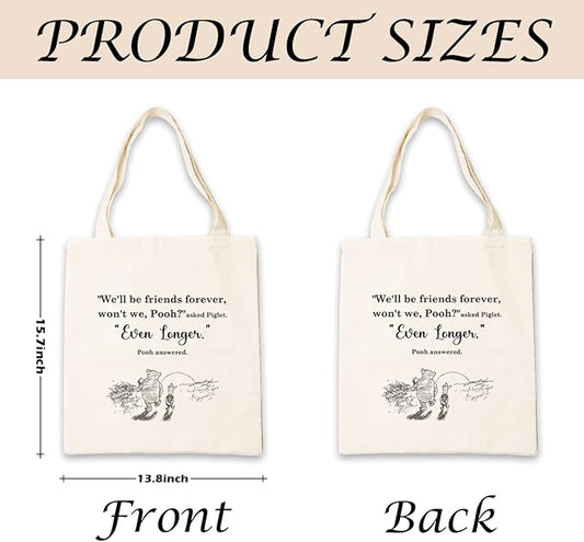 Canvas Tote Bag Aesthetic for Women,Reusable Canvas Cute Shoulder Bag for Grocery, Shopping, Beach & Daily Use