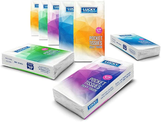 Premium Facial Tissues, Travel and Pocket Size, Bulk (192 Packs), 10 Tissues per Pack (1,920 Tissues Total)