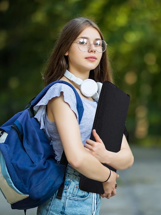 UPERFECT Laptop Sleeve 19.5-inch for Laptop/Portable Monitor/Notebook/Tablet with Large Capacity Side Pockets & Durable Handle-Waterproof/Shockproof-Padded Compartments-Zippered Accessory Storage