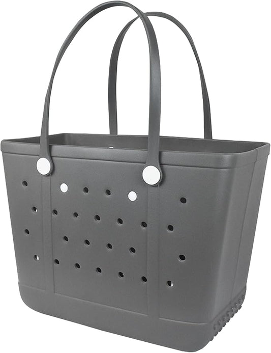 Beach Tote Bag for Women, Rubber Beach Bag Waterproof Sandproof, Extra Large EVA Tote Bag Boat Bag