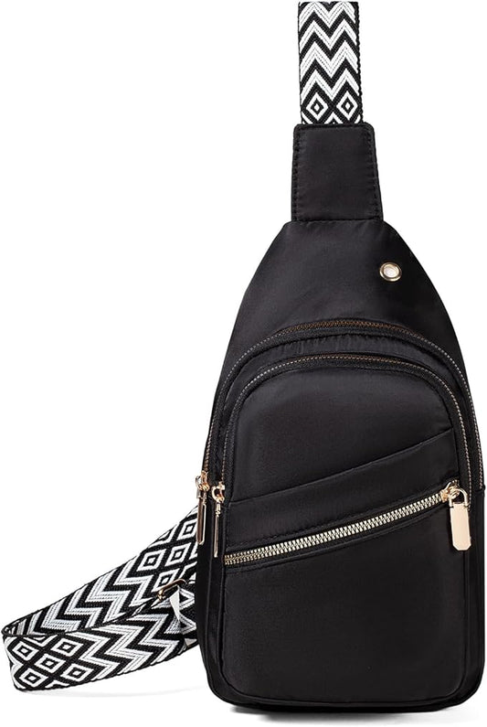 EVANCARY Small Sling Bag for Women Men, Sling Backpack Chest Daypack Crossbody Bag for Travel Outdoor Hiking