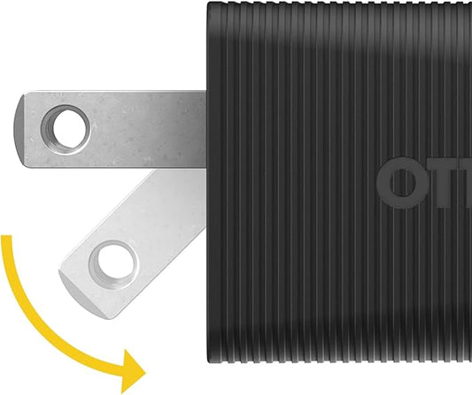 OtterBox Premium Pro Fast Charge USB-C Wall Charger, 72W - Nightshade (Black)