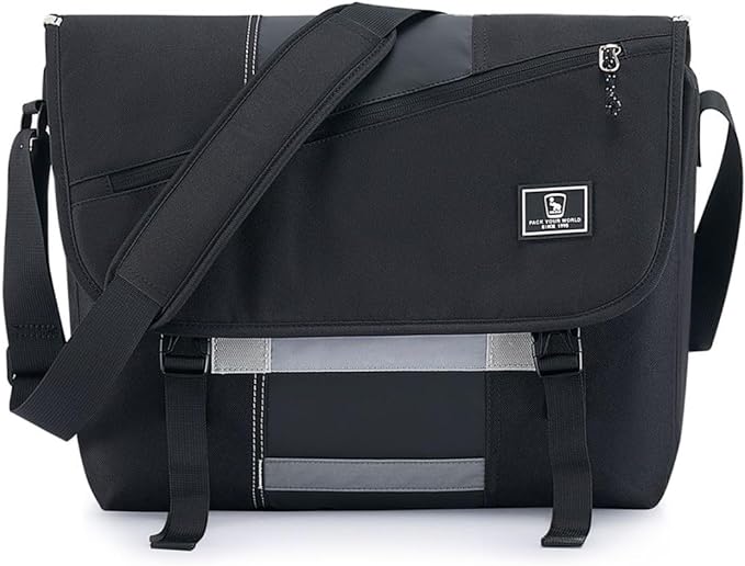 OIWAS Messenger Bag for Men, 15.6 Inch Laptop Crossbody Bags Women Casual Satchel Shoulder Bag College Travel Office Briefcase