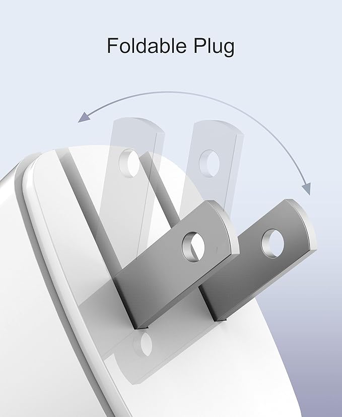 USB C Super Fast Charger,Foldable Dual-Port 30W PD Wall Charger Fast Charging for Samsung Galaxy S23/ S23 Ultra/Z fold4/ A53 5G/ S22/ S22+/ Z Flip3/Z Fold3/S21 FE/Pixel 7 (Cable not Included)