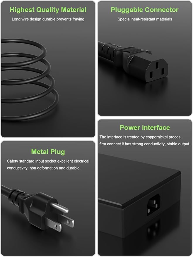 240W Charger for ASUS ROG Zephyrus G14 G16 GA403 GA605 GU605 TUF A14 A16 A18 FA401 FA608 FA808 ROG Flow Z13 GZ302 GZ302EA ProArt PX13 P16 H7606 HN7306 V16 V3607 Laptop
