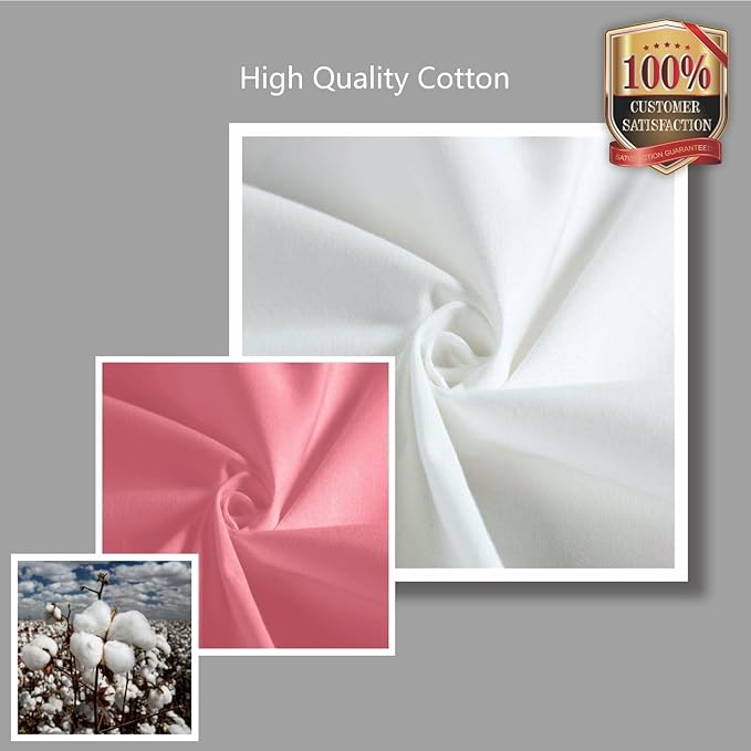 TOPDesign 3-Pack Super Strong Large 12oz Cotton Canvas Tote Bags, Reusable Grocery Shopping Cloth Bags, Fashionable Two-Tone Totes for Crafts, DIY Your Creative Designs