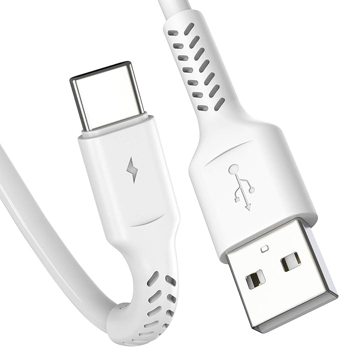 Umefly 1ft 5 Pack Durable USB A to USB Type C 3A Fast Charging Cord, Compatible with Samsung Galaxy S20/S10/S9/S8 Note 20/10/9/8, Moto Z/Z2, LG G5/G6/V20/V30/V40 and new USB-C devices