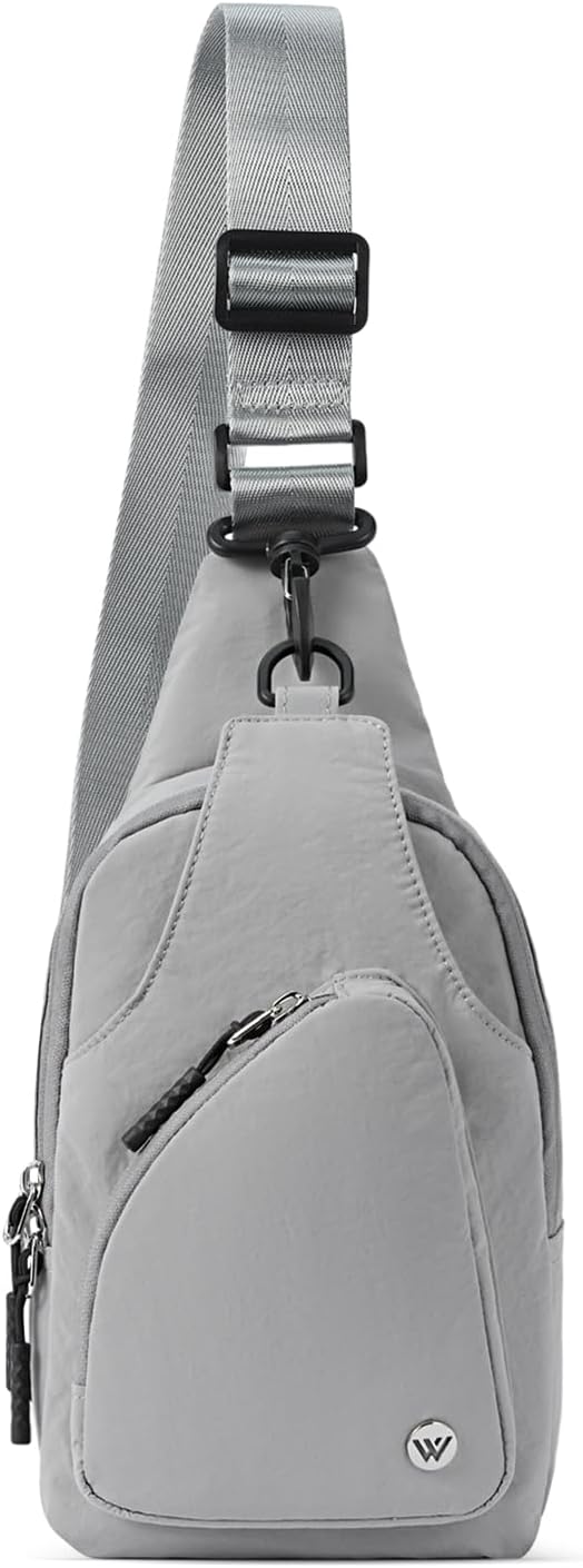 WESTBRONCO Small Sling Bag for Women Nylon Crossbody Sling Backpck Lightweight for Travel Casual Daily