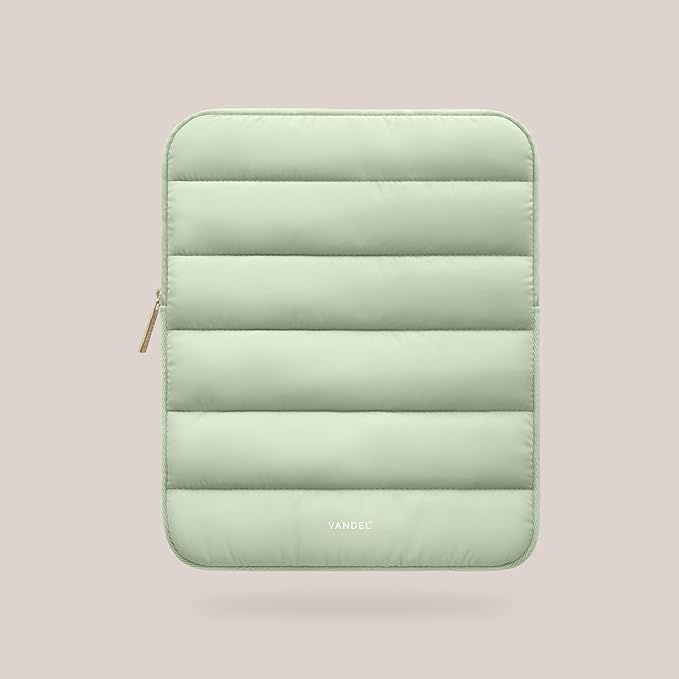 Vandel - The Original Puffy iPad Sleeve 9-11 Inch Tablet Sleeve, Green i Pad Case for Women and Men, Cute iPad Air Pouch, 9 10 Inch, 11 Inch Bag