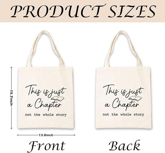 Canvas Tote Bag Aesthetic for Women,Reusable Canvas Cute Shoulder Bag for Grocery, Shopping, Beach & Daily Use